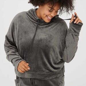 Aerie Offline Velour Hoodie (S)